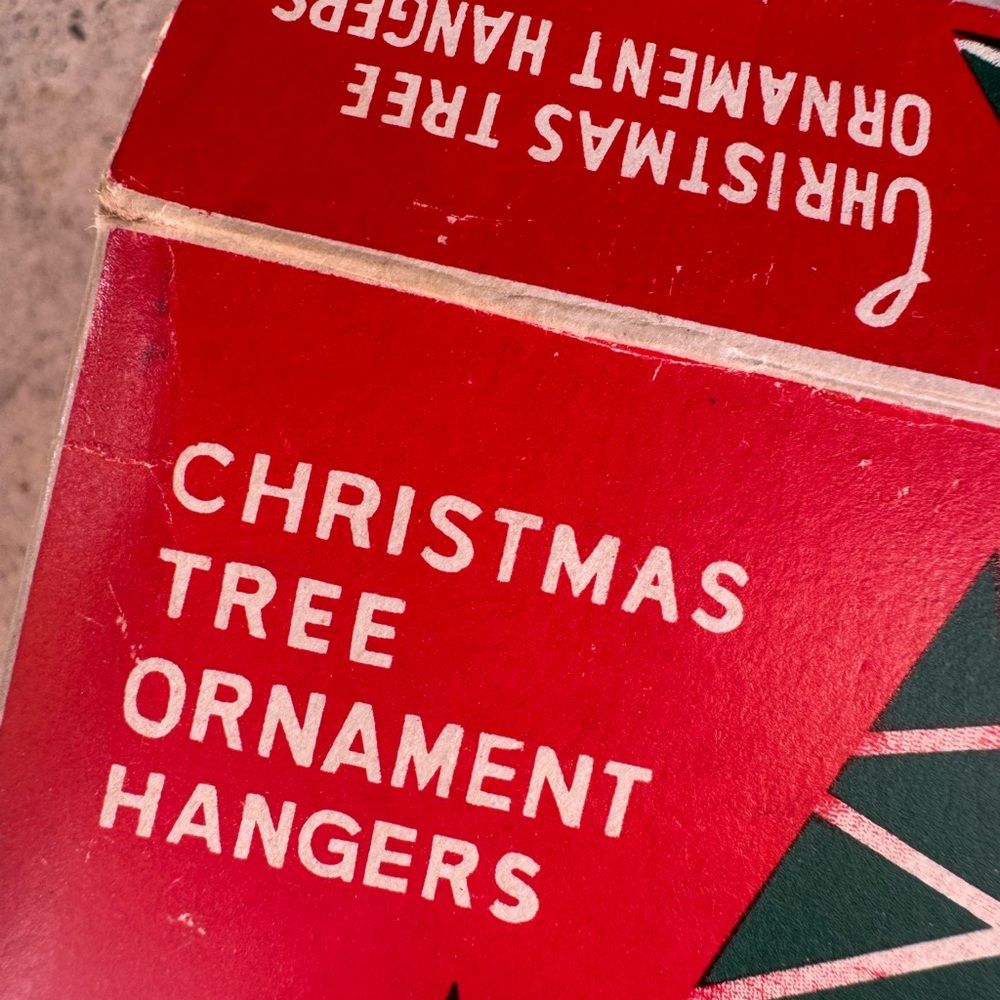Christmas Tree Ornament Hangers - Red